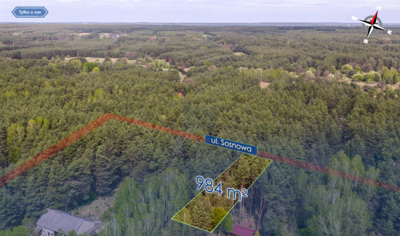 Działka na Sprzedaż, 984.00m2, Władysławów - 2