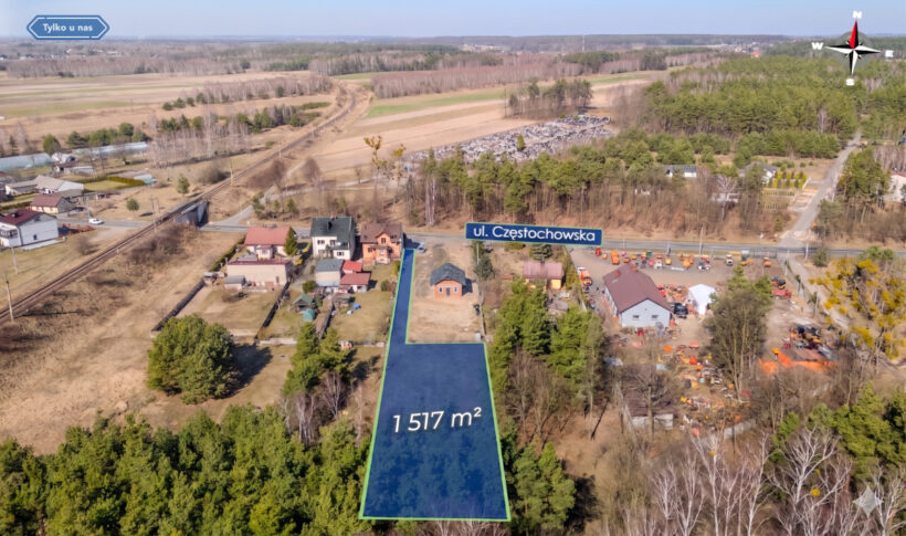 Działka na Sprzedaż, 1517.00m2, Panki - 1