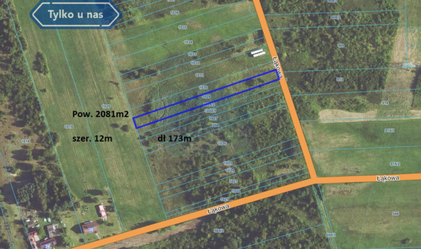 Działka na Sprzedaż, 2081.00m2, Przybynów - 0