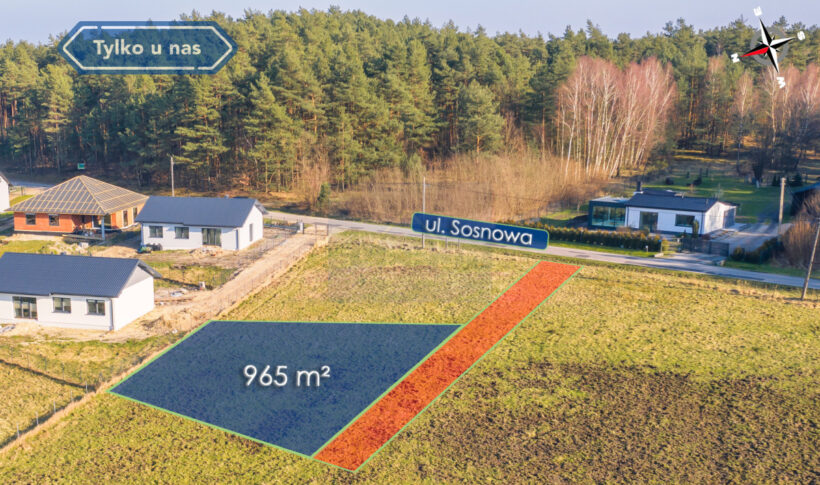 Działka na Sprzedaż, 965.00m2, Aleksandria-Aleksandria Druga - 1