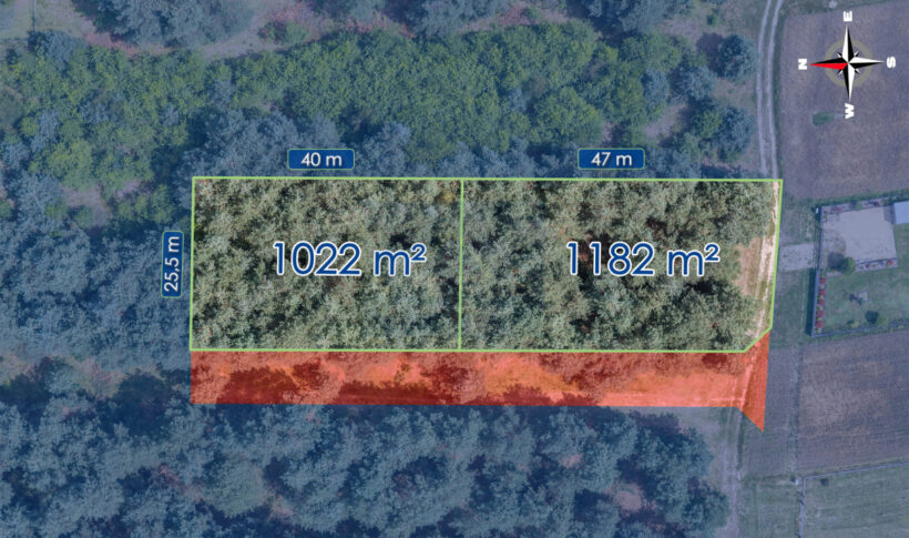 Działka na Sprzedaż, 1022.00m2, Długi Kąt - 5