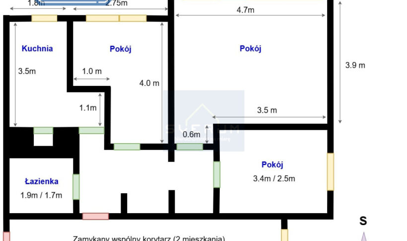 Mieszkanie na Sprzedaż, 53.00m2, Częstochowa-Tysiąclecie - 6