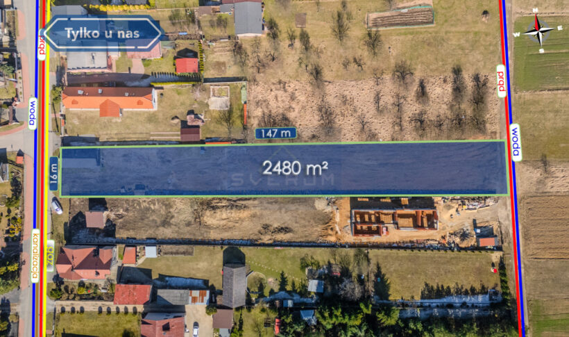 Działka na Sprzedaż, 2480.00m2, Jaskrów - 3
