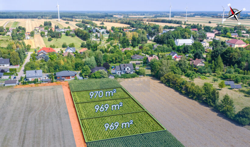 Działka na Sprzedaż, 969.00m2, Mykanów - 3