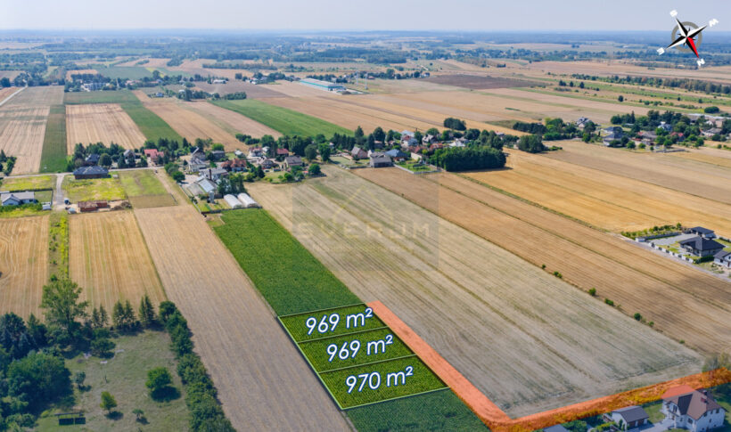 Działka na Sprzedaż, 969.00m2, Mykanów - 2