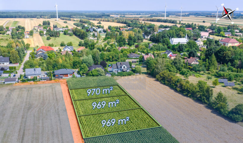 Działka na Sprzedaż, 969.00m2, Mykanów - 2