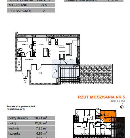 Mieszkanie na Sprzedaż, 55.54m2, Częstochowa-Parkitka - 1