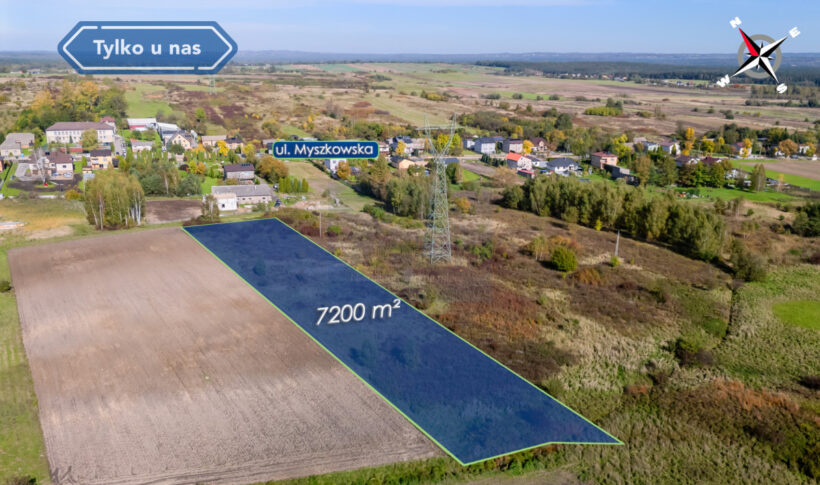 Działka na Sprzedaż, 7200.00m2, Mysłów - 2