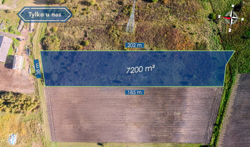 Działka na Sprzedaż, 7200.00m2, Mysłów - 3