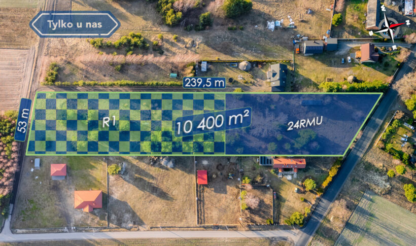 Działka na Sprzedaż, 10400.00m2, Podlesie - 0