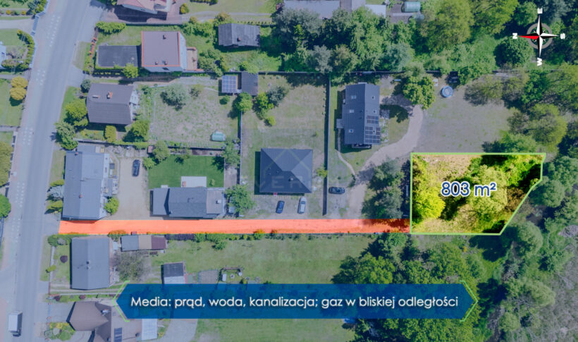 Działka na Sprzedaż, 803.00m2, Częstochowa-Gnaszyn-Kawodrza - 3