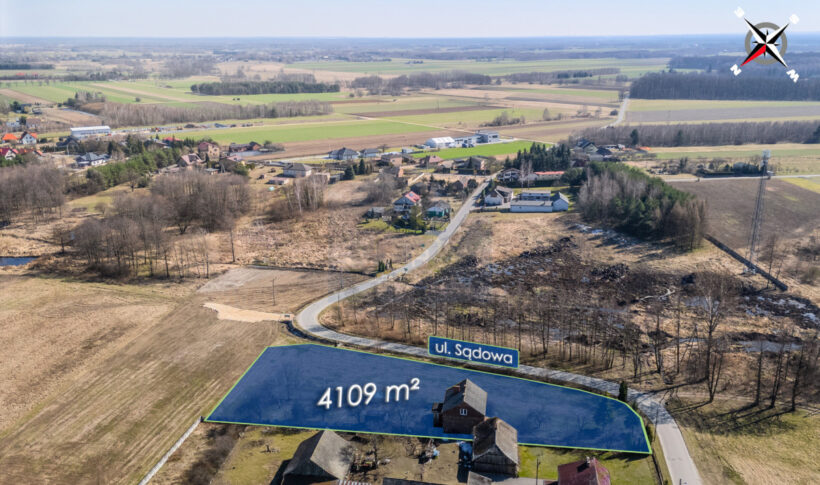 Działka na Sprzedaż, 4104.00m2, Kłomnice - 2
