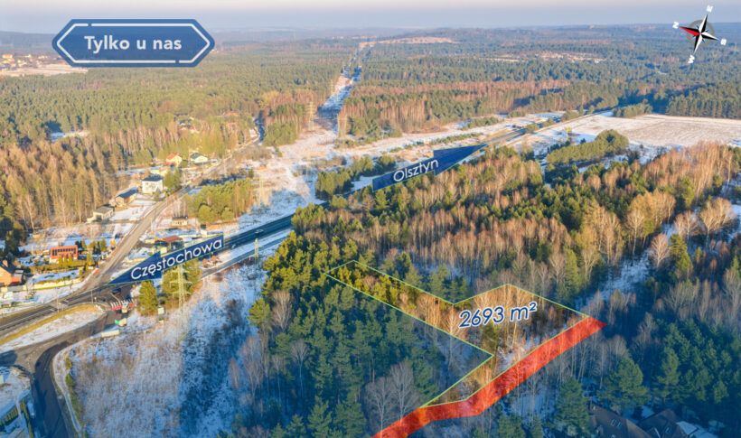 Działka na Sprzedaż, 2693.00m2, Olsztyn - 1