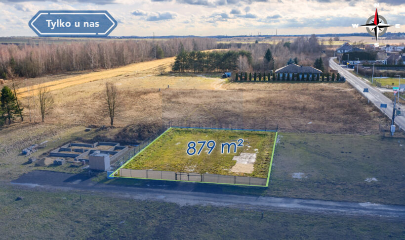 Działka na Sprzedaż, 879.00m2, Marianka Rędzińska - 2