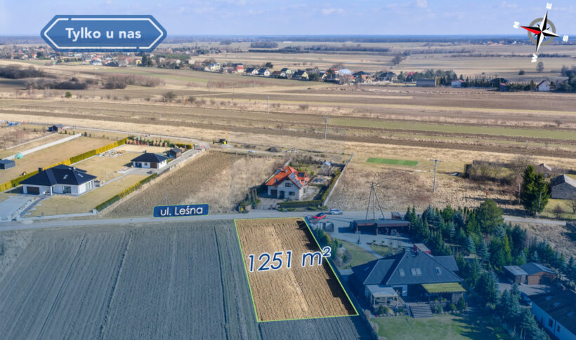 Działka na Sprzedaż, 1251.00m2, Cegielnia - 2