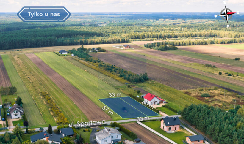 Działka na Sprzedaż, 1905.00m2, Ostrowy nad Okszą - 1