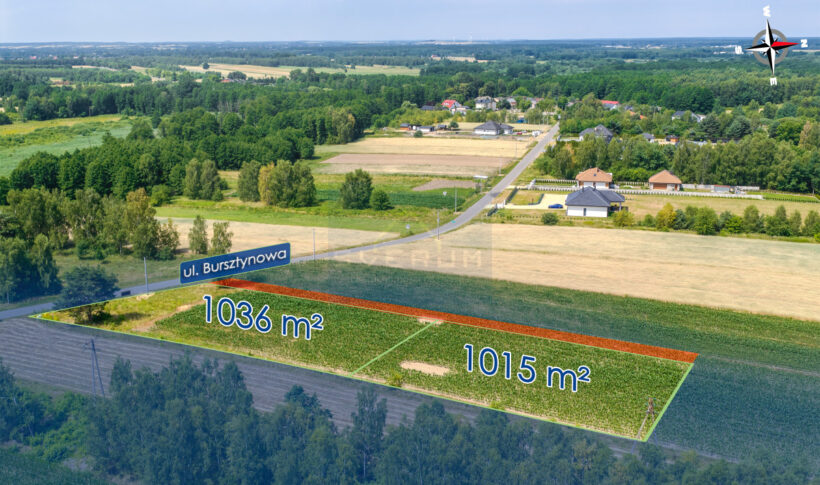 Działka na Sprzedaż, 1016.00m2, Lubojenka - 4