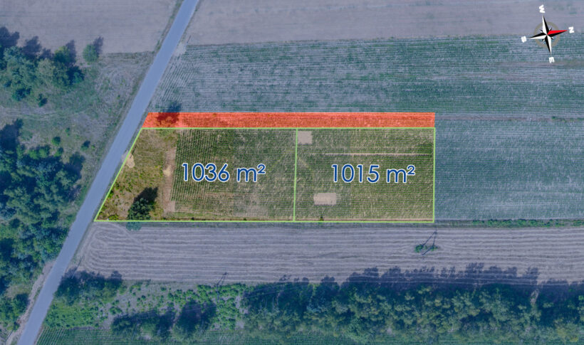 Działka na Sprzedaż, 1016.00m2, Lubojenka - 1