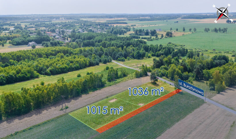 Działka na Sprzedaż, 1036.00m2, Lubojenka - 0