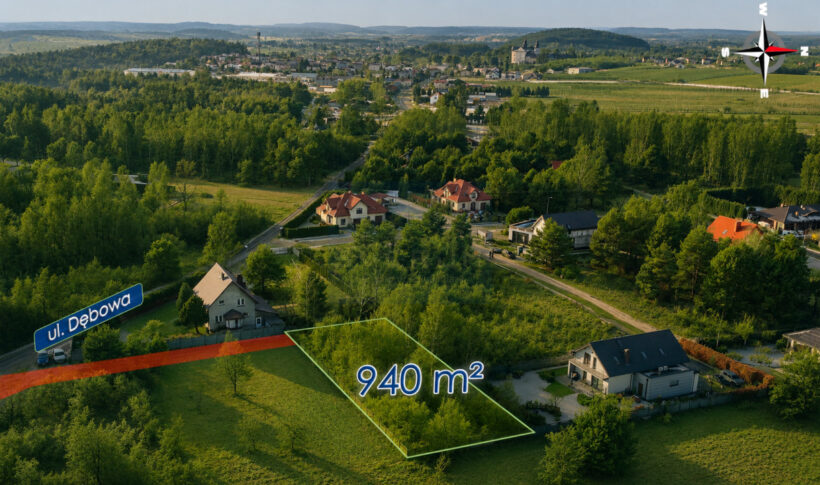 Działka na Sprzedaż, 940.00m2, Rajsko - 1