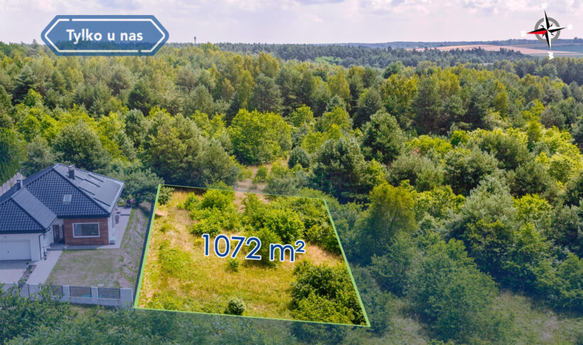 Działka na Sprzedaż, 1072.00m2, Dąbrowa Zielona - 3