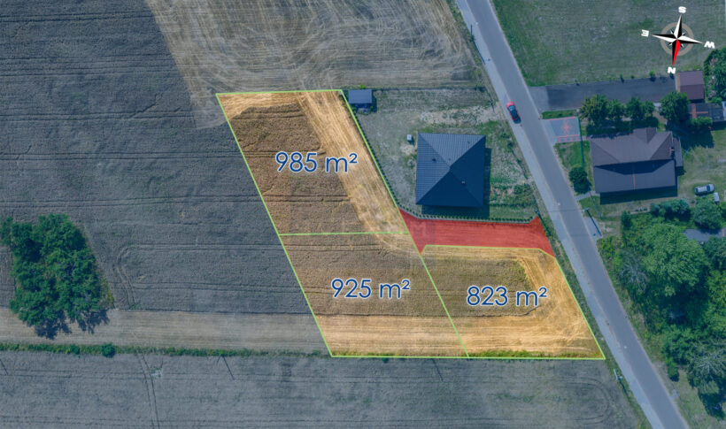 Działka na Sprzedaż, 823.00m2, Rudniki - 1