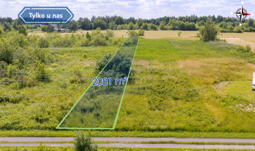Działka na Sprzedaż, 2081.00m2, Przybynów - 1