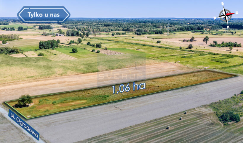Działka na Sprzedaż, 10596.00m2, Jacków - 1