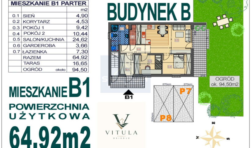 Mieszkanie na Sprzedaż, 64.92m2, Blachownia - 1
