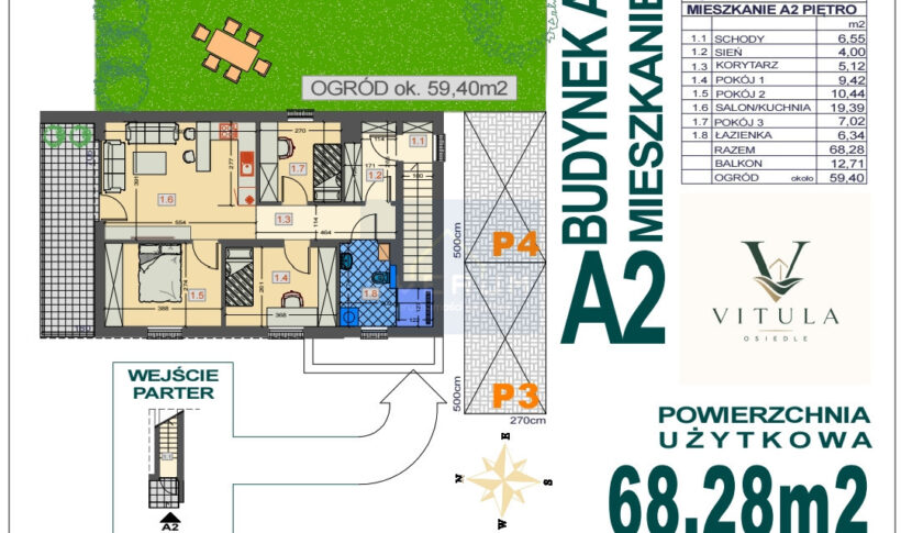 Mieszkanie na Sprzedaż, 68.28m2, Blachownia - 4