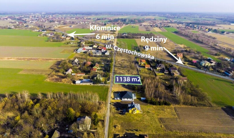 Działka na Sprzedaż, 1138.00m2, Chorzenice - 3