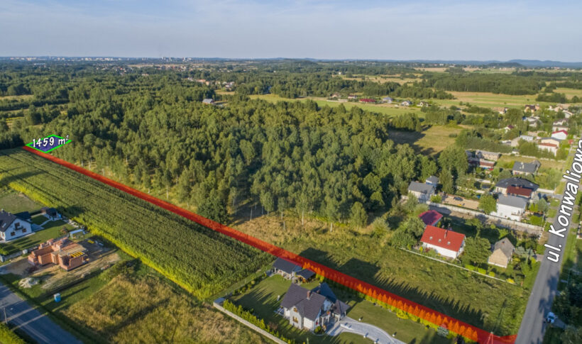 Działka na Sprzedaż, 1451.00m2, Poczesna - 5