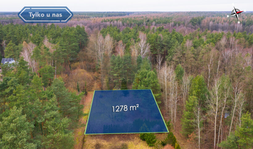 Działka na Sprzedaż, 1278.00m2, Kuźnica Lechowa - 3