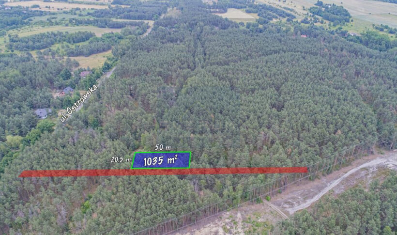 Działka na Sprzedaż, 1035.00m2, Przybynów - 5