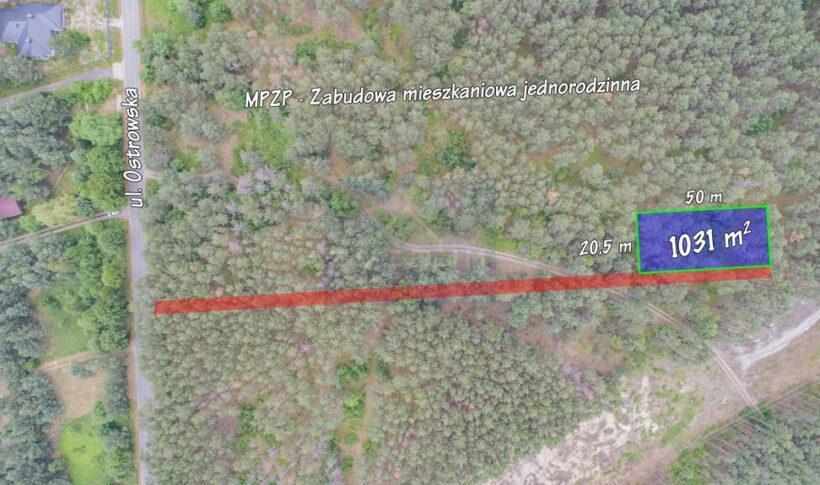 Działka na Sprzedaż, 1035.00m2, Przybynów - 10