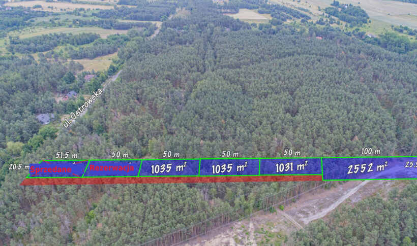 Działka na Sprzedaż, 1035.00m2, Przybynów - 3