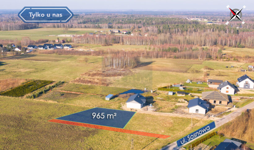 Działka na Sprzedaż, 965.00m2, Aleksandria-Aleksandria Druga - 3