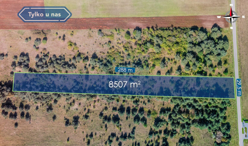 Działka na Sprzedaż, 8507.00m2, Przymiłowice - 1
