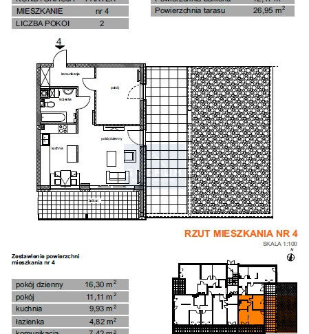 Mieszkanie na Sprzedaż, 50.09m2, Częstochowa-Parkitka - 1