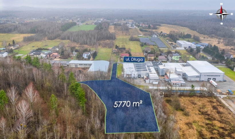 Działka na Sprzedaż, 5770.00m2, Łojki - 3
