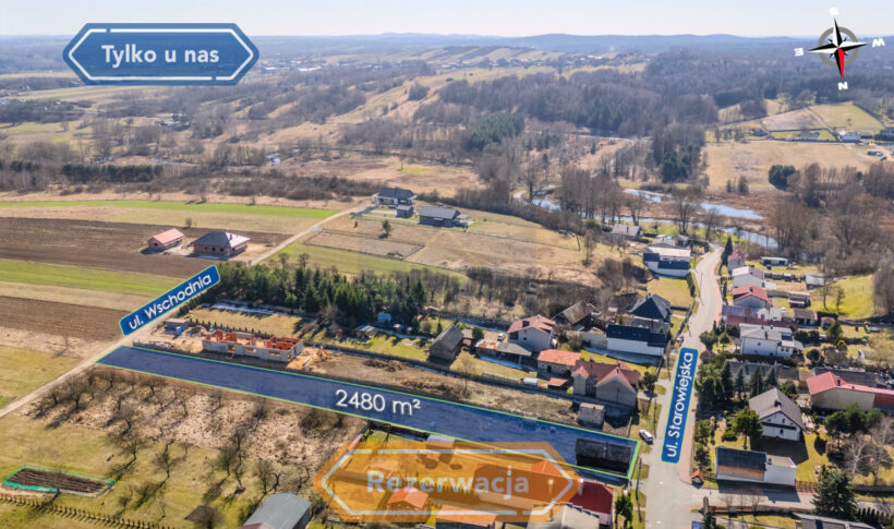 Działka na Sprzedaż, 2480.00m2, Jaskrów - 0