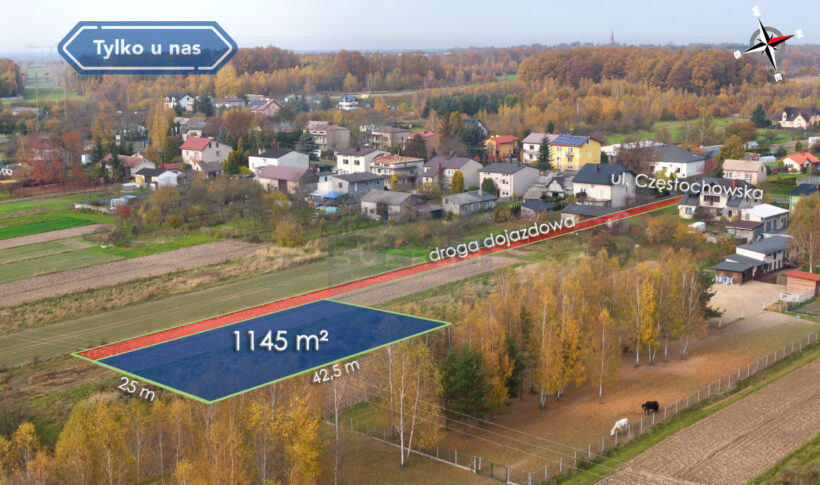 Działka na Sprzedaż, 1145.00m2, Jaskrów - 11