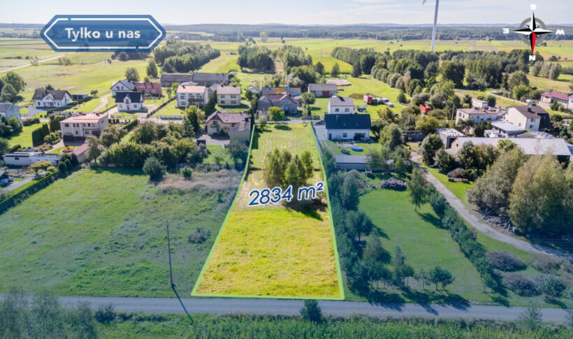 Działka na Sprzedaż, 2834.00m2, Wiercica - 2