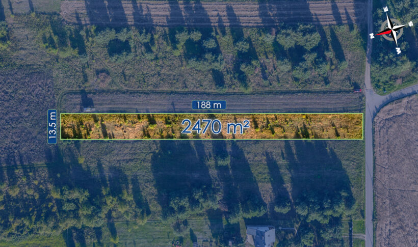 Działka na Sprzedaż, 2470.00m2, Biskupice - 2