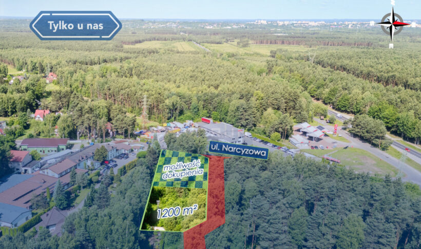 Działka na Sprzedaż, 1200.00m2, Olsztyn - 0