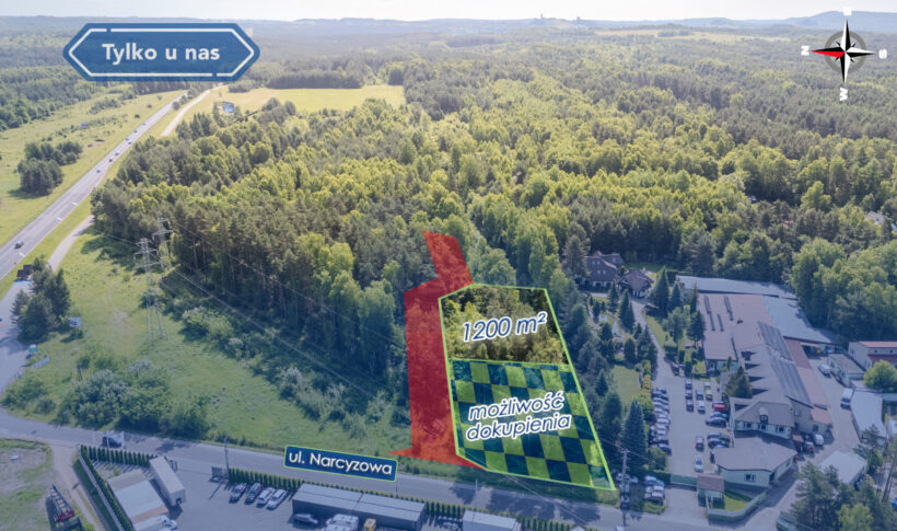 Działka na Sprzedaż, 1200.00m2, Olsztyn - 4