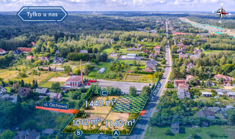 Działka na Sprzedaż, 1160.00m2, Wierzchowisko - 3