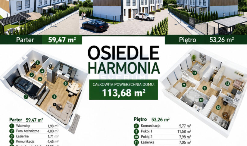 Dom na Sprzedaż, 113.68m2, Częstochowa-Północ - 0