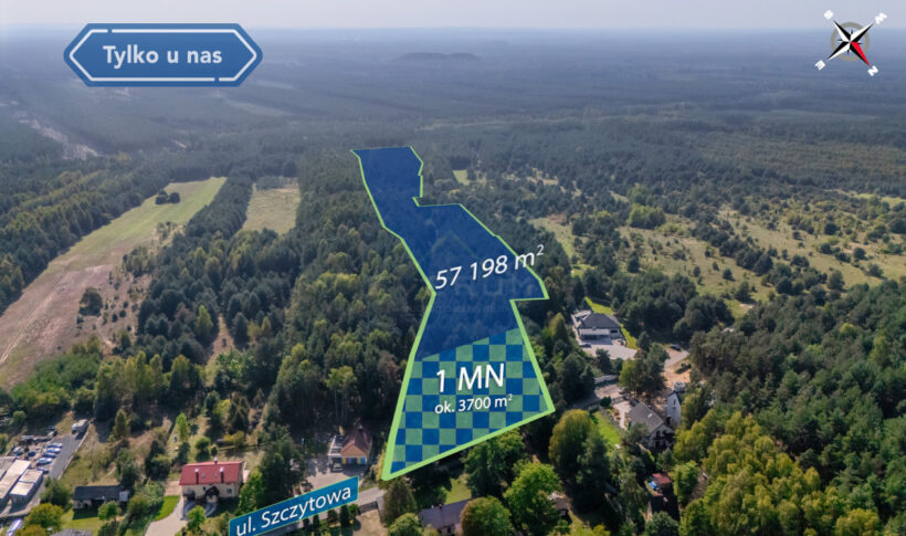 Działka na Sprzedaż, 57198.00m2, Skrajnica - 1