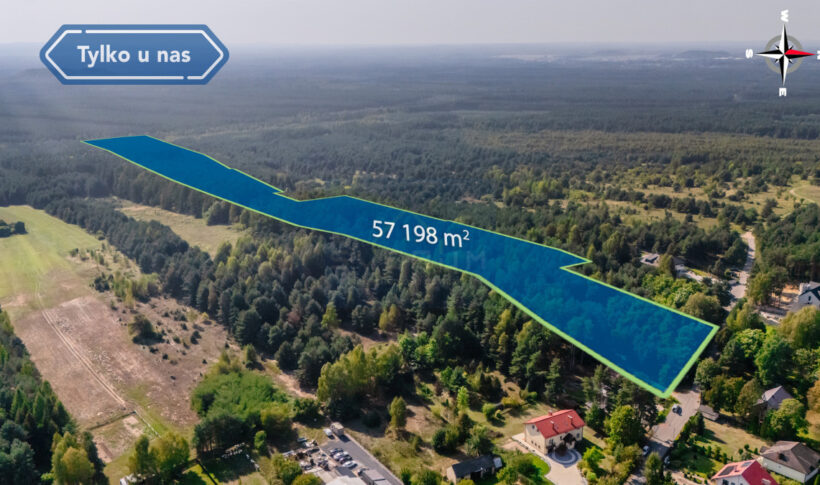 Działka na Sprzedaż, 57198.00m2, Skrajnica - 3